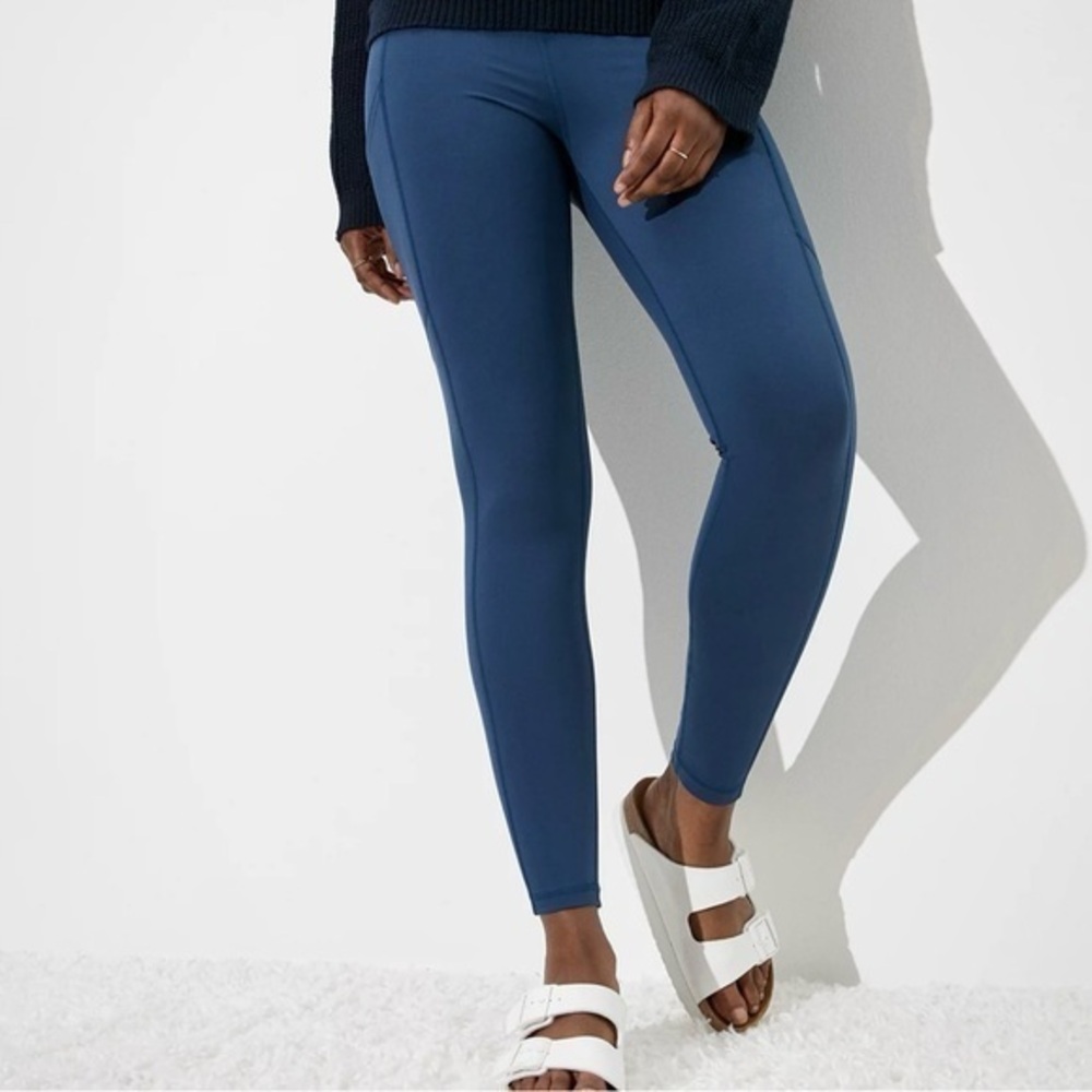American Eagle The Everything Pocket High-Waisted Legging Blue S